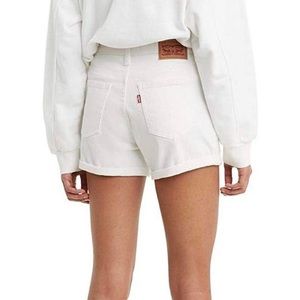 White Levis Shorts